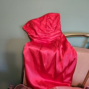 David's Bridal short, strapless size 6